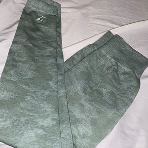 Gymshark Camo Green Leggings